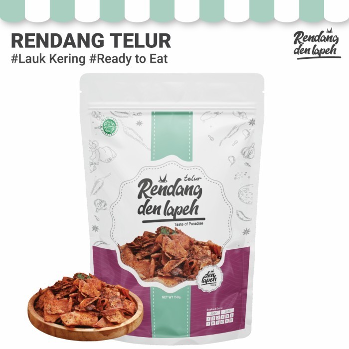 

LIMITED EDITION Rendang Telur Padang Asli / Den Lapeh Food / Rendang Telur Khas Minang