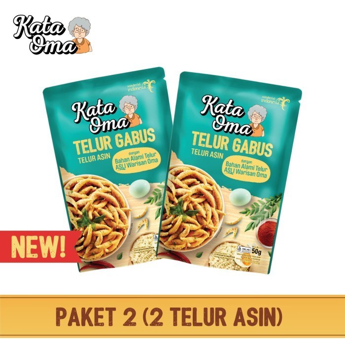 

SPECIAL Kata Oma Telur Gabus Rasa Telur Asin (2 Pcs)