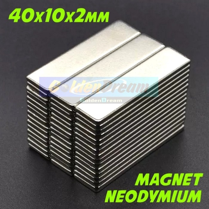 

Magnet Kuat Neodymium 40X10X2Mm Petak 40X10X2 Mm 40X10X2Mm 2X10X40Mm