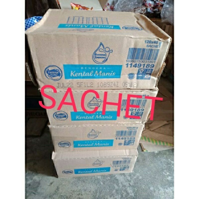 

Susu frisian flag sachet 40g perdus isi 20pak x 6 sachet