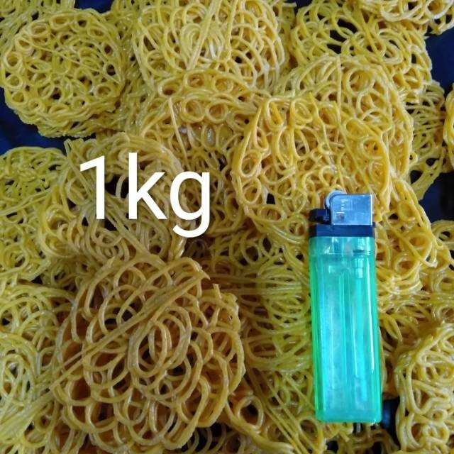 

Kerupuk mawar kuning 1kg