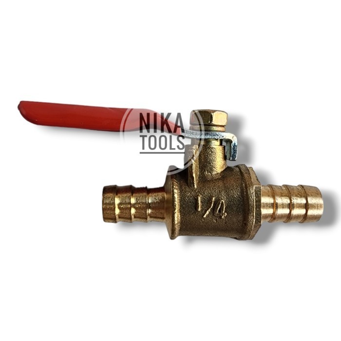 Kran Minyak Bensin Kuningan 1/4" Star