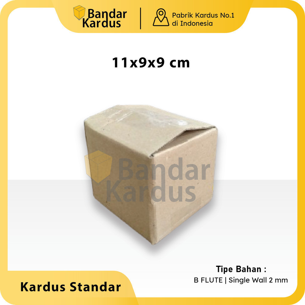 

Kardus Standar | Box Packing Multifungsi Uk 11x9x9 cm 10 pcs