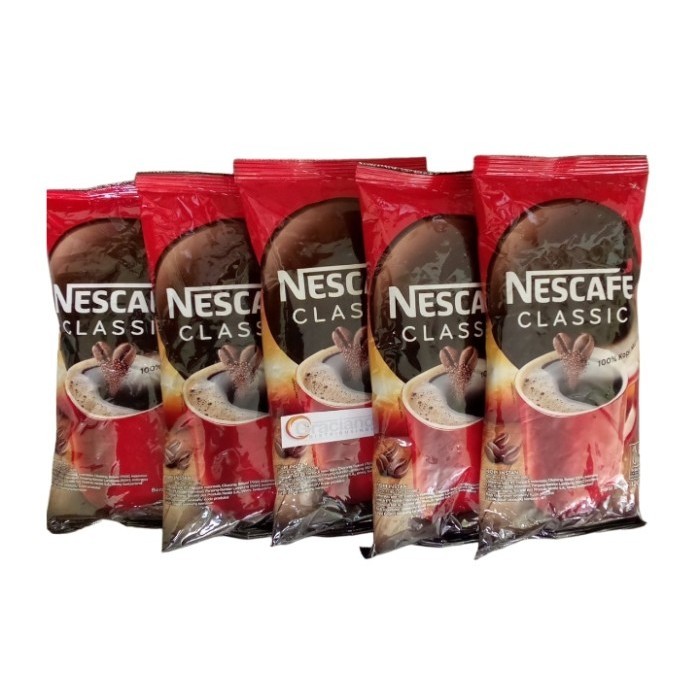 

Nescafe Classic Vending 120Gr Harga Per 5Pcs 100% Kopi Murni Original