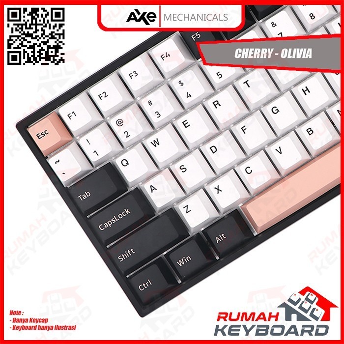 KEYCAP - KEYCAPS - GMK OLIVIA - CHERRY - DOUBLE SHOT -