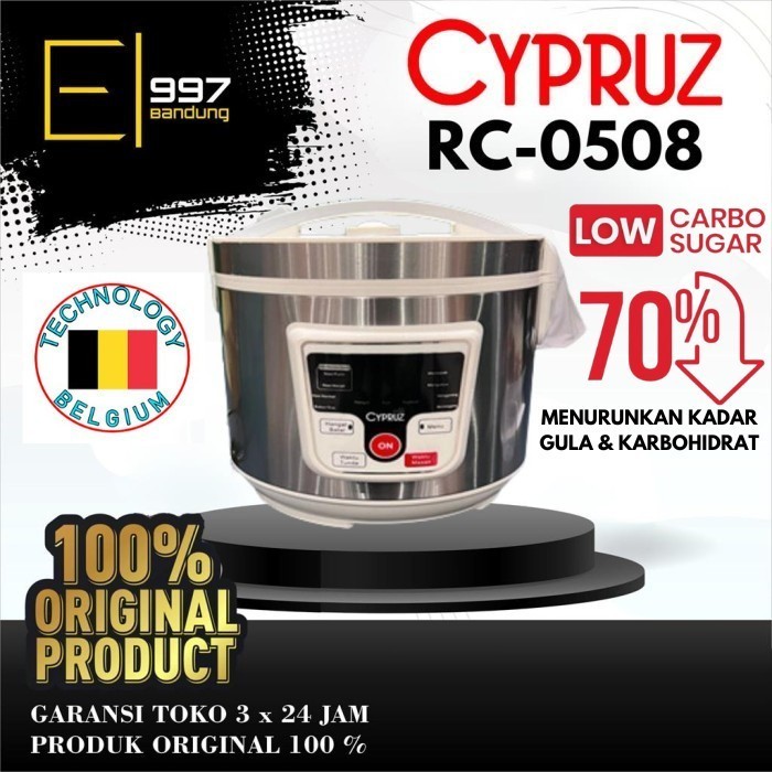 Cypruz Rice Cooker Low Carbo Low Sugar Rc-0508