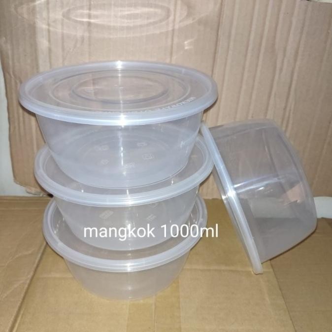 

THINWALL MANGKOK BULAT 1000ML - MANGKUK PLASTIK - ISI 150PCS GGS