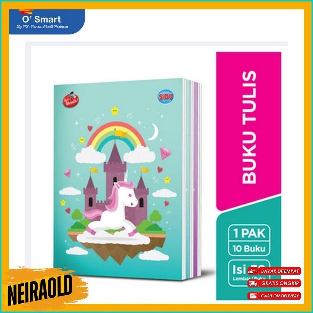 

Sidu Buku Tulis Sinar Dunia 38 Lembar (1 Pack Isi 10 Pcs) (Order Sebelum Ketinggalan)