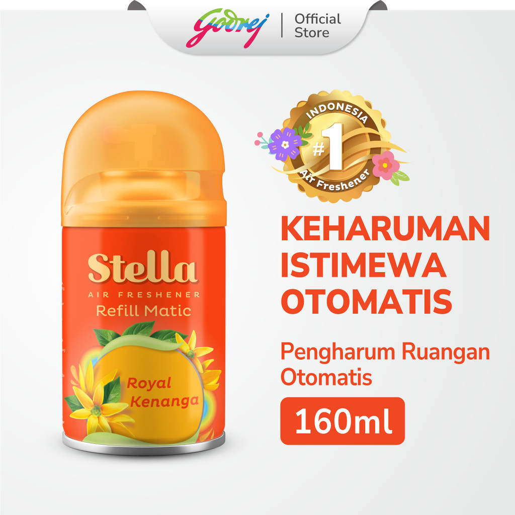 Stella Refill Matic Royal Kenanga 160ml - Pengharum Ruangan Otomatis