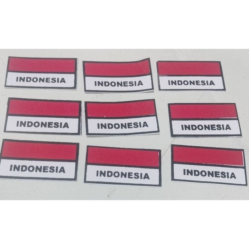 

P1H ( 1 PAK ISI 20 PCS) STICKER MERAH PUTIH INDONESIA TV2