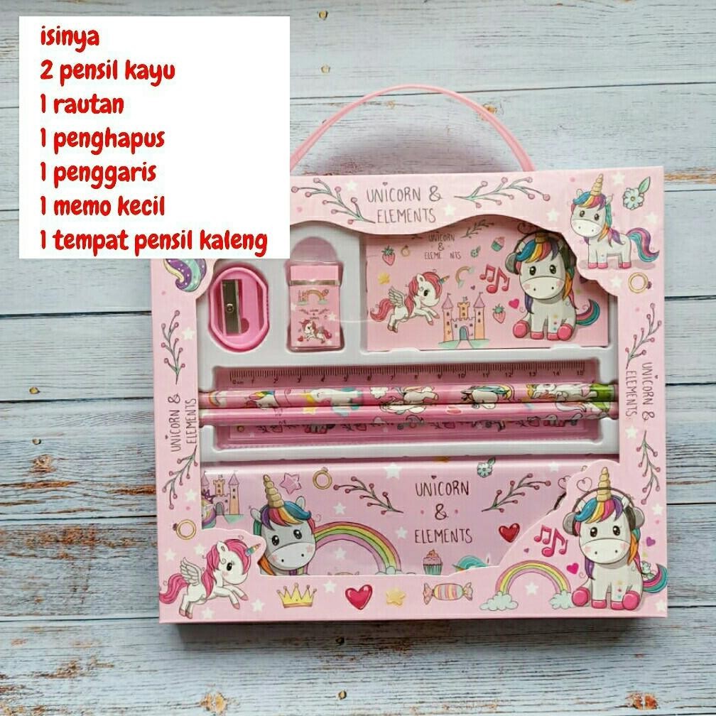

Xd27 Study Set Paket Alat Tulis Karakter Unicorn Kuda Tanduk Sale