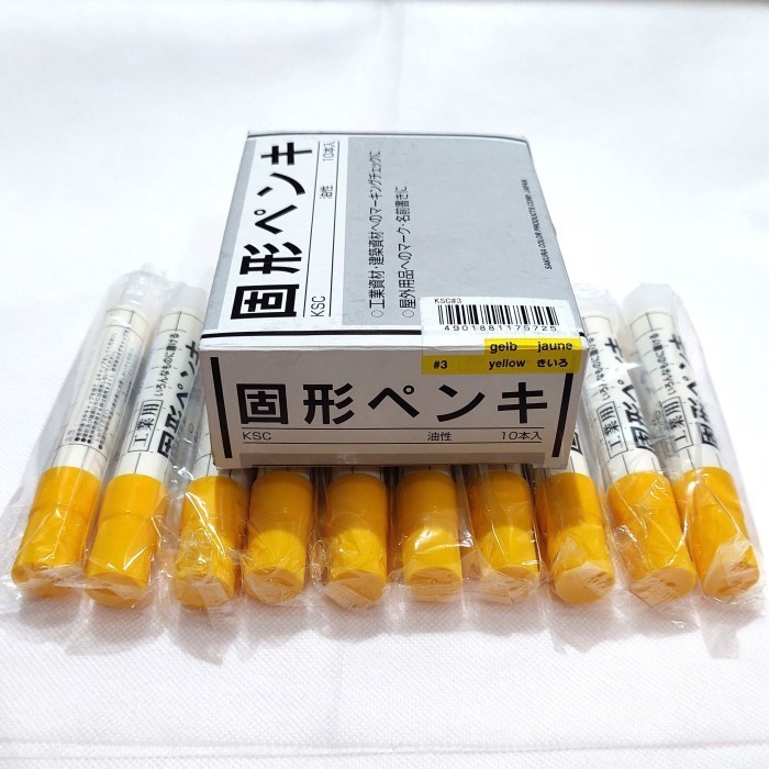 

Sarila Spidol Sakura Solid Steel Marker Japan Penanda Besi Permanen Kuning