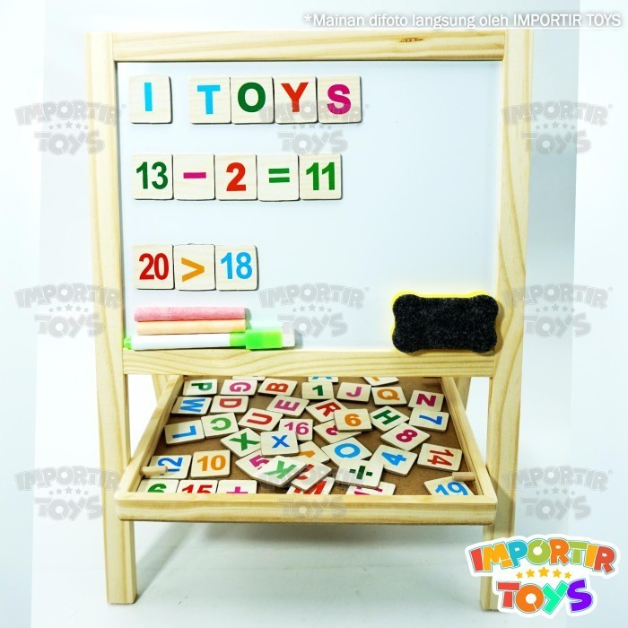 

Sarila Papan Tulis Anak Besar Kayu Berkualitas Lengkap Dengan Spidol, Penghap