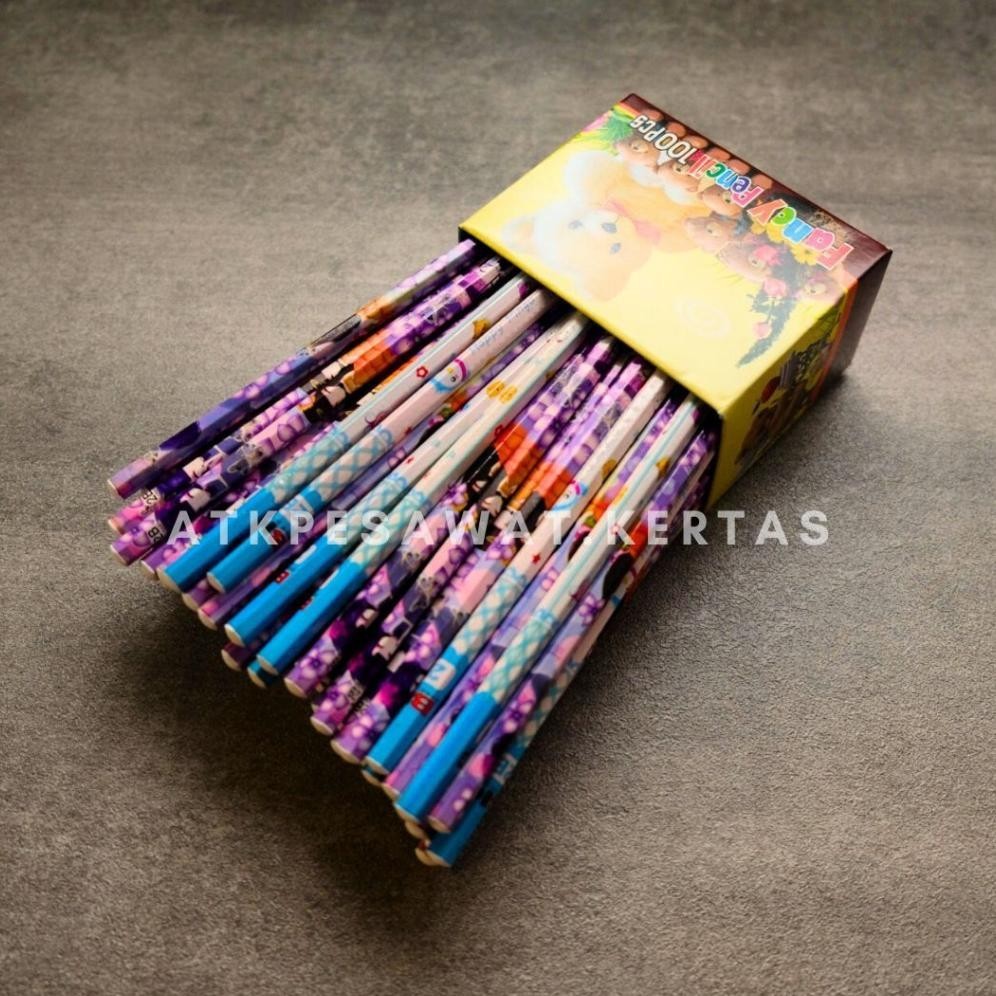 

Io-98 Pensil Kayu Murah Pensil 1 Set Isi 100 Pcs Pensil 2B Alat Tulis Murah Ready Cod Viral