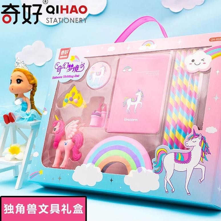 

Rwet-23 Alat Tulis 1 Set Karakter Unicorn 8In1 - Stationery Set Kids Premium Gratis Ongkir