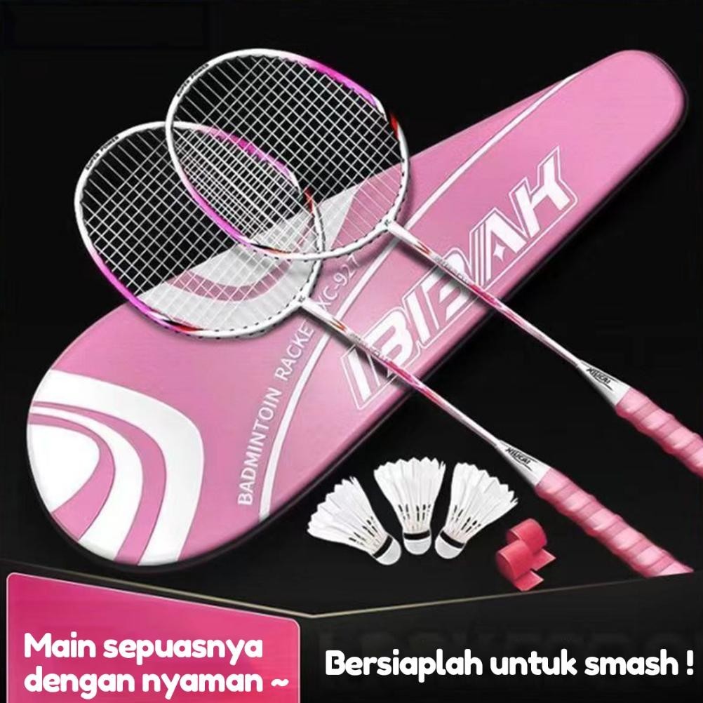 8.8 Raket Badminton/ Raket Bulu Tangkis Isi 2 Free Bag/Kok Bulutangkis/Shuttlecock/Kok Badminton Gro
