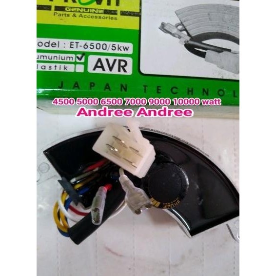 Avr Genset Bensin 4500 5000 6500 7000 9000 10000 Watt Mesin Gx 240 270