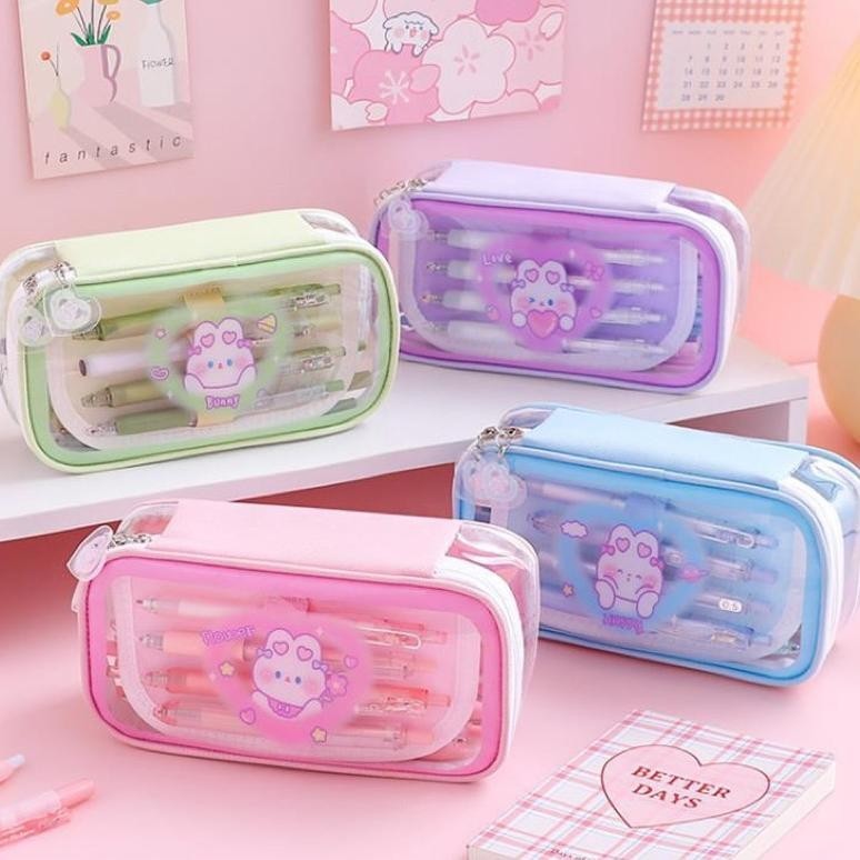 

Diskon Kotak Pensil Atk Tempat Pensil Transparant Korea Jepang / Tempat Pensil Karakter / Tempat Pensil Anti Air / Perlengkapan Sekolah Pouch Makeup Kawai Garansi