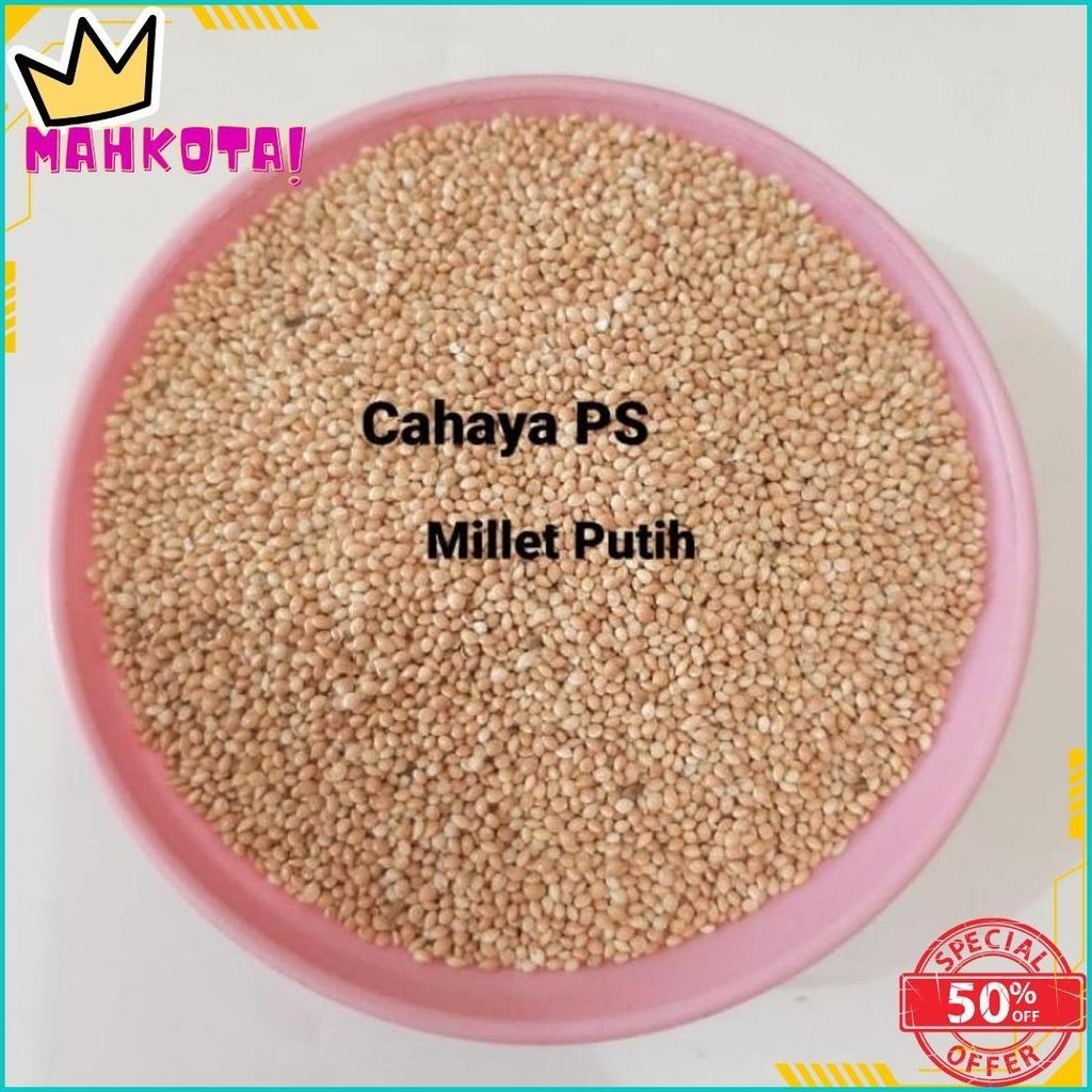 

Millet Putih/White Millet (Repack 1 Kg) Bisa Cod