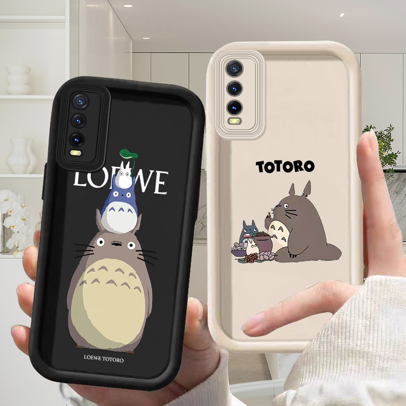 Totoro Soft Case untuk vivo Y20 Y20S/T/SG/i/A/T Y19 Y17 Y15 Y16 Y12 S Y11S Y02 Y03 Y100 h3b1081
