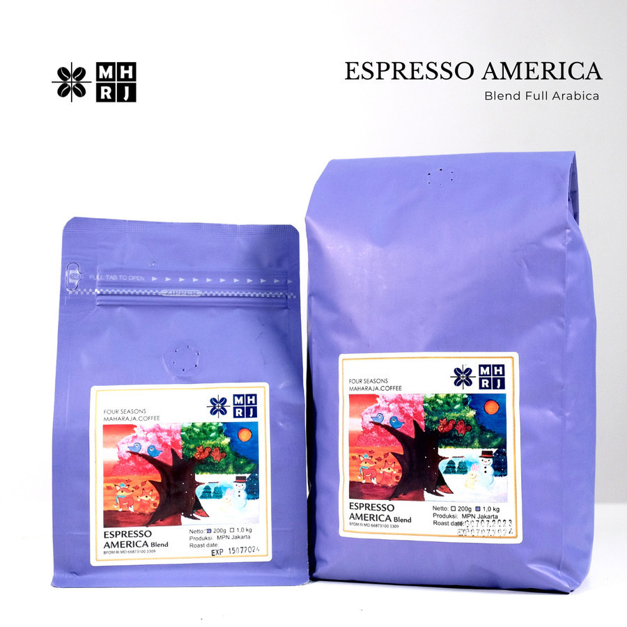 

Maharaja Kopi Espresso America full Arabika house Blend - 200g by Maharaja Coffee