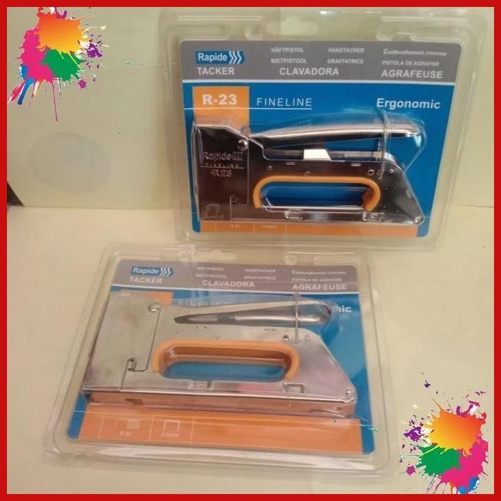 

(EPJ) STAPLES TEMBAK STAPLES STEPLES GUN TACKER R-23 TEMBAK KAYU JOK KULIT