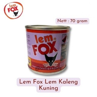 

LEM FOX KUNING KALENG 70 gr / Lem Fox Kaleng 70gr / Lem serba guna / Lem Fox kaleng kecil