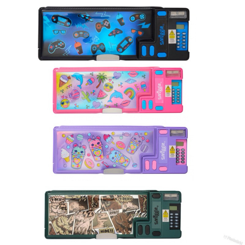 

SMIGGLE Vibin / Budz / Away / Wonder World Pop Out Pencil Case ORIGINAL