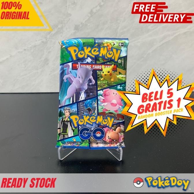 POKEMON GO BOOSTER PACK POKEMON CARD TCG KARTU ENGLISH ORIGINAL TERBATAS