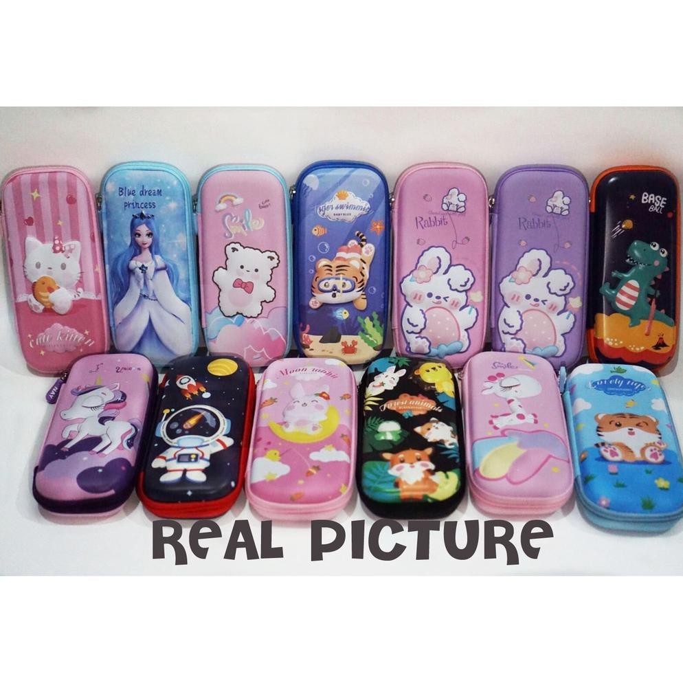 

An85 KOTAK PENSIL TEMPAT PENSIL ANAK SMIGGLE LOOKALIKE 3D HARDCASE BAHAN EVA WATERPROOF / PENCIL CASE ANAK COWOK CEWEK KARAKTER TIMBUL MURAH Premium