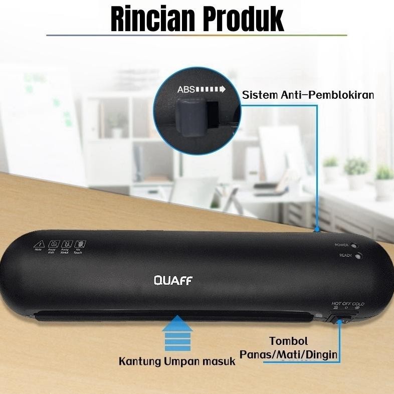 

Hot Sale Mesin Laminating Foto Dokumen A4 Hitam (max laminasi 125mic) / Mesin Pelapisan Lem Kecil Kantor Mini Hemat