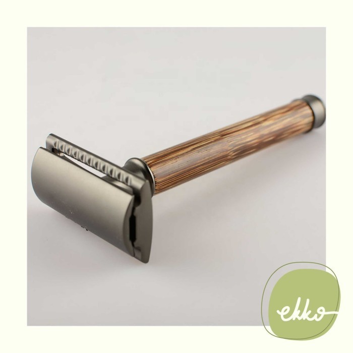 Bamboo Safety Razor Double Edge Razor Alat Cukur Eco Friendly