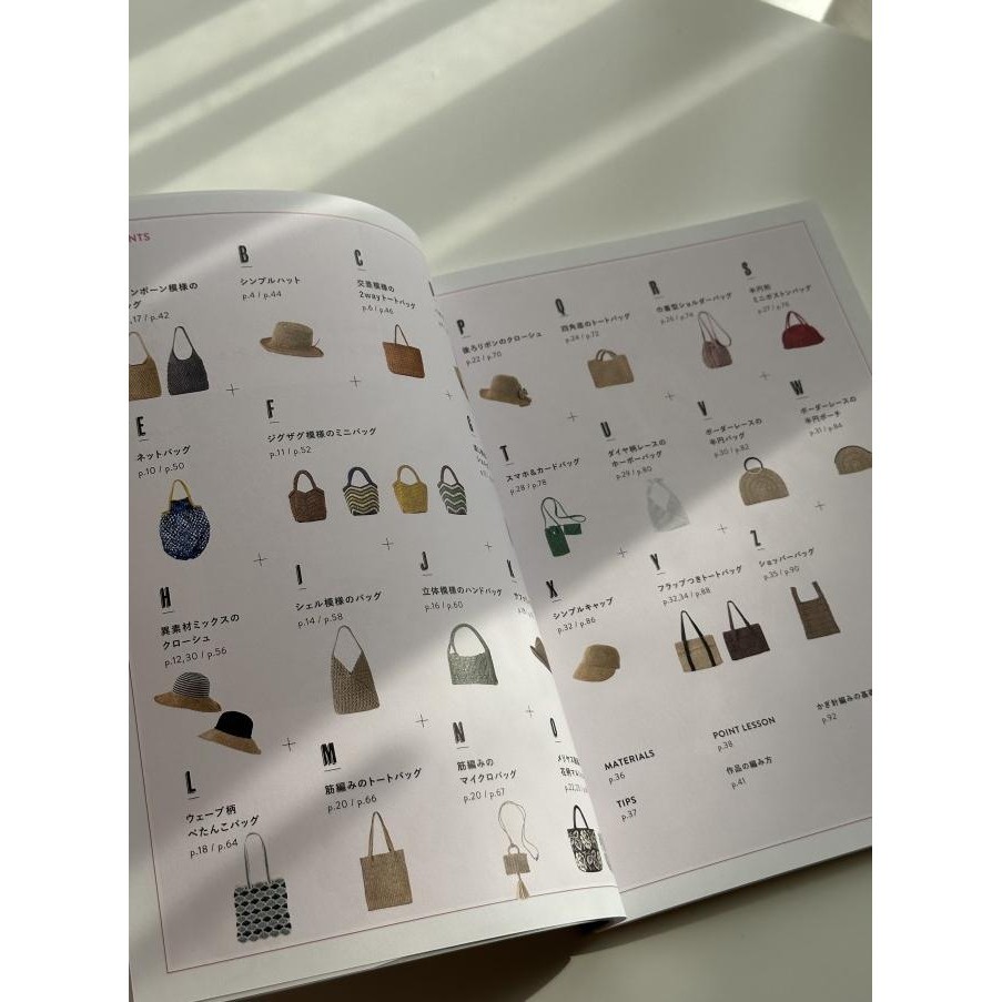 

Buku rajut tas eco andaria bag hat 103-272
