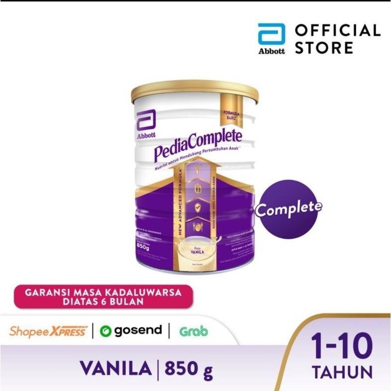 

Pediasure COMPLETE vanila 850 gr ED SEPTEMBER 2025 ,baca deskripsi lengkap!!!!
