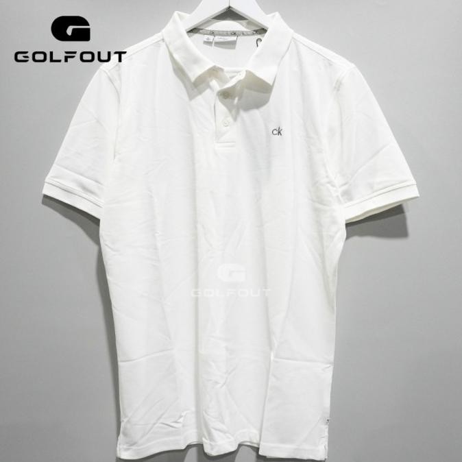 Calvin Klein Golf Planet Polo Shirt White