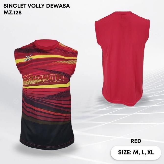 SINGLET VOLLY DEWASA KAOS VOLI PRINTING MZ.128