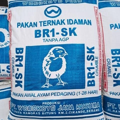 Ready Pakan Broiler starter BR1-SK Wonokoyo Repack 10 Kg