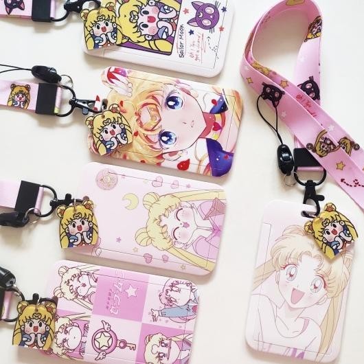 

Id Card Holder Name Tag Lanyard / Kalung Kartu Cute Sailor Moon Lucu 2