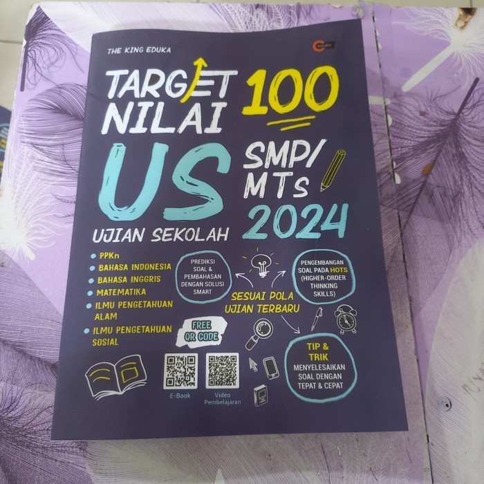 

BUKU TARGET NILAI 100US UJIAN SEKOLAH SMP MTS 2024