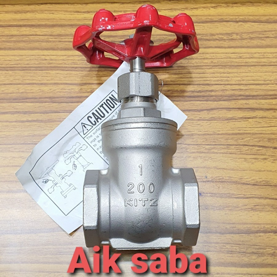 Gate valve kitz SS 304 1/2" inch / Gate valve ss 304