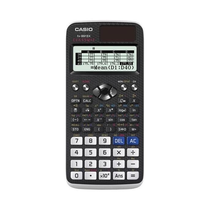 

Casio Calculator FX-991EX - Kalkulator Sekolah Kuliah - Internasional - Classwiz - 552 fungsi