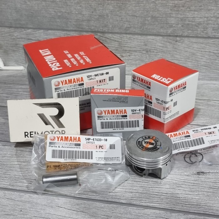 PISTON KIT SEHER + RING SEHER MIO J SOUL GT 115 ORI ASLI YGP 1DY-WE160