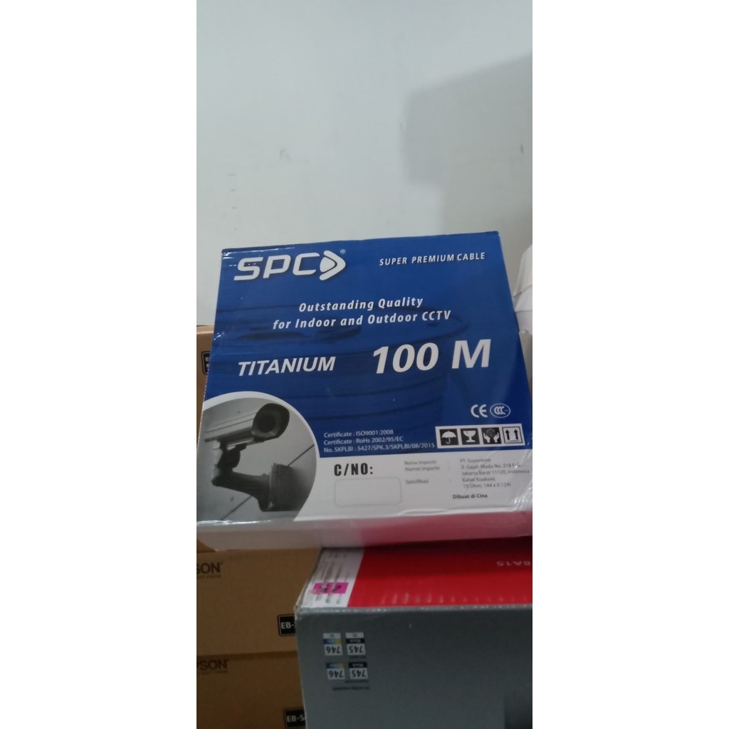 Kabel Cctv Spc Rg59 + Power 1Roll 100Meter Indoor Outdoor