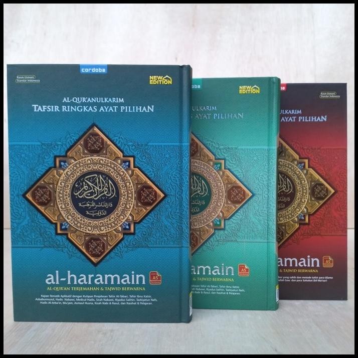 

Alquran Ar-Rahman Uk A5, Al-Quran Arrahman Terjemah Tajwid Warna