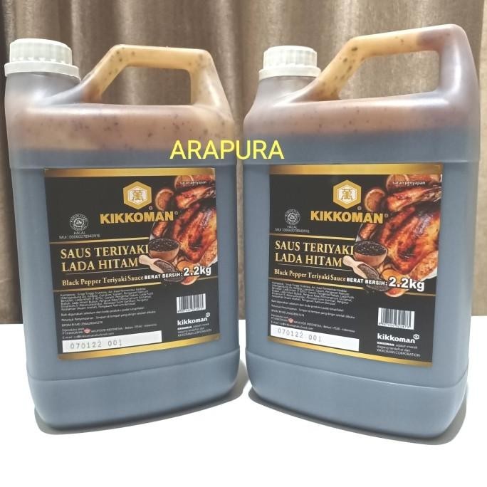 

Saus Teriyaki Lada Hitam Blackpepper Teriyaki Sauce Kikkoman 2,2 Kg H85S