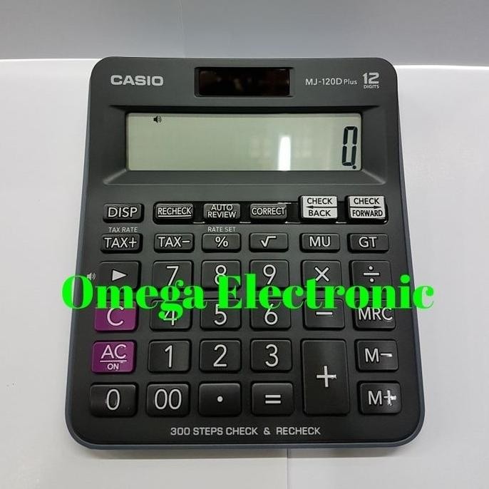 

Casio Desktop MJ-120D Plus - Kalkulator Meja Office Check Correct MJ