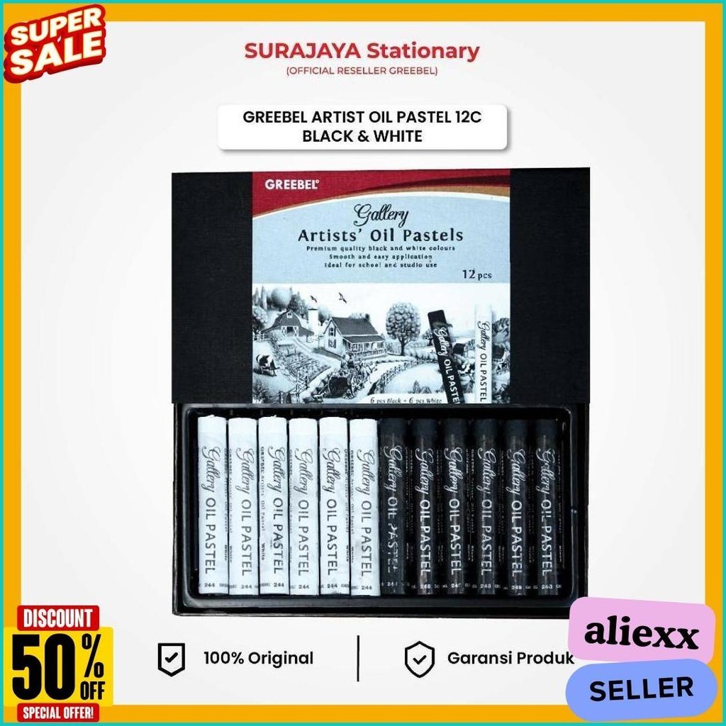 

Greebel Artist Oil Pastel Hitam Putih 12 Warna (Order Sebelum Ketinggalan)
