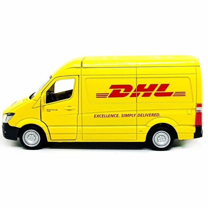 Ane Rmz City Dhl Van Mercedes Benz Sprinter Mainan Diecast Mobil Mobilan