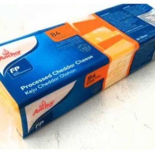 

Keju Anchor Orange Slice - Cheddar Cheese Slice 1040Gram Isi 84 Lembar