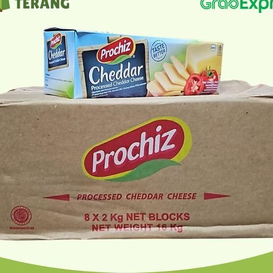 

Keju Cheddar Prochiz Taste Better 2Kg Gosend / Grab Only